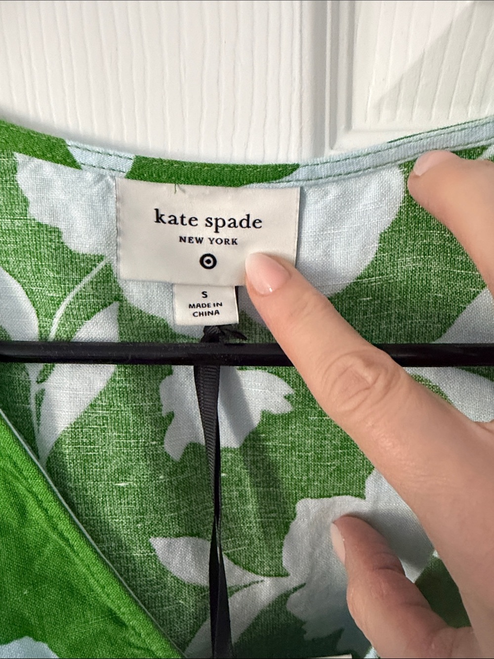 kate spade x Target Green and Light Blue Floral Midi Dress - Picture 3 of 7